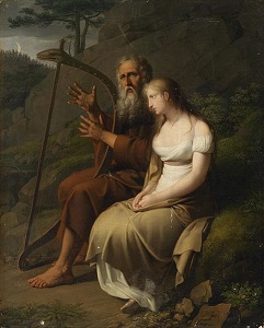 Ossian and Malvina, by Johann Peter Krafft - headstuff.org