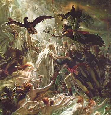 Ossian Receiving The Ghosts Of French Heroes, by Anne-Louis Girodet de Roussy-Trioson - headstuff.org