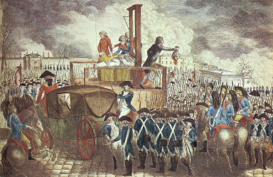 Execution of Louis XVI - headstuff.org
