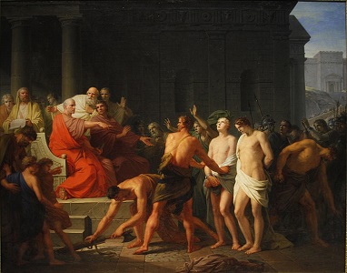 Brutus sentencing his sons, by Heinrich Friedrich Fuger - headstuff.org