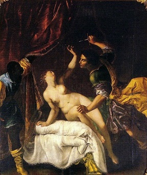 The Rape of Lucretia, by Artemisia Gentileschi - headstuff.org