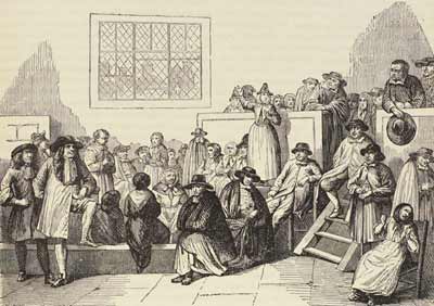 A 17th century Quaker meeting - headstuff.org