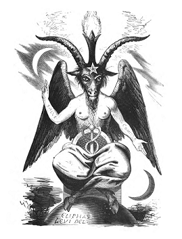 Baphomet by Eliphas Levi - headstuff.org