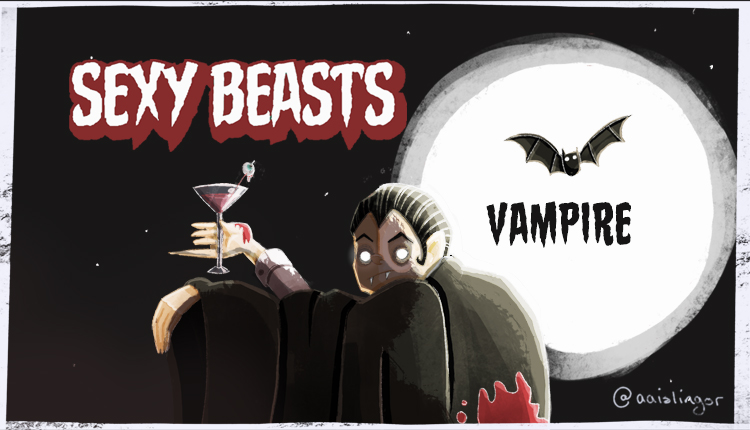 Vampire cryptid monster podcast Sexy Beasts Tony Cantwell