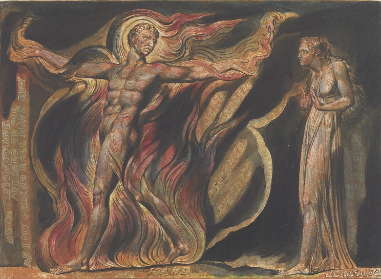 Scene from Jerusalem by William Blake - headstuff.org
