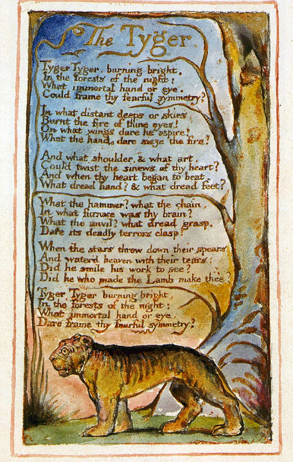 The Tyger by William Blake - headstuff.org