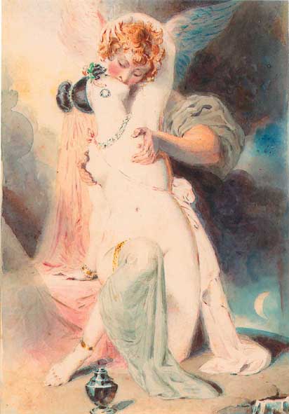 The Reunion of Eros and Psyche by Thomas Griffiths-Wainewright - headstuff.org