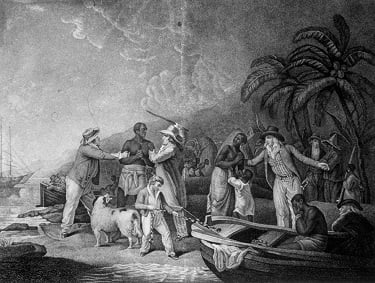 Illustration of slavery - headstuff.org