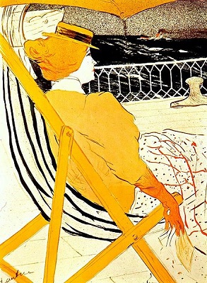 The Passenger in Cabin 54 by Henri de Toulouse-Lautrec - headstuff.org