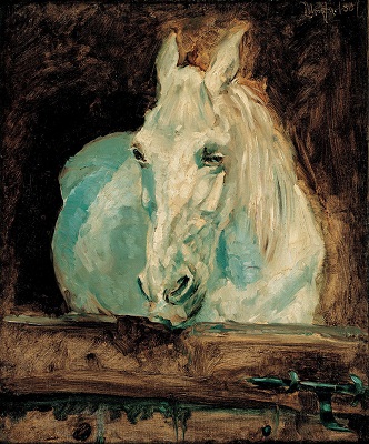 Painting of a horse by Henri de Toulouse-Lautrec - headstuff.org