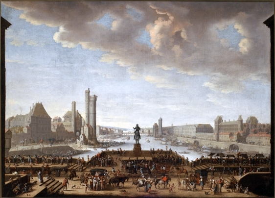 The Pont Neuf in Paris in the 1660s - headstuff.org